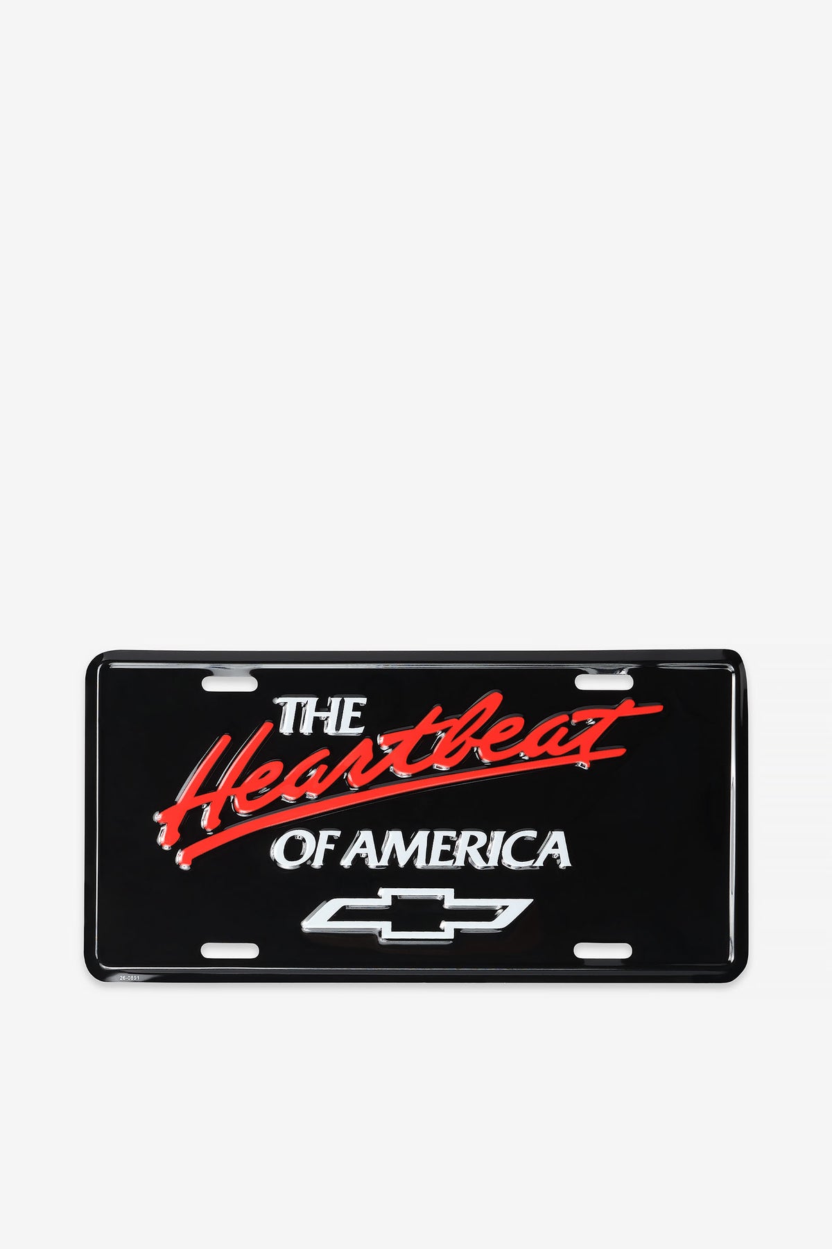 Chevrolet Heartbeat of America License Plate