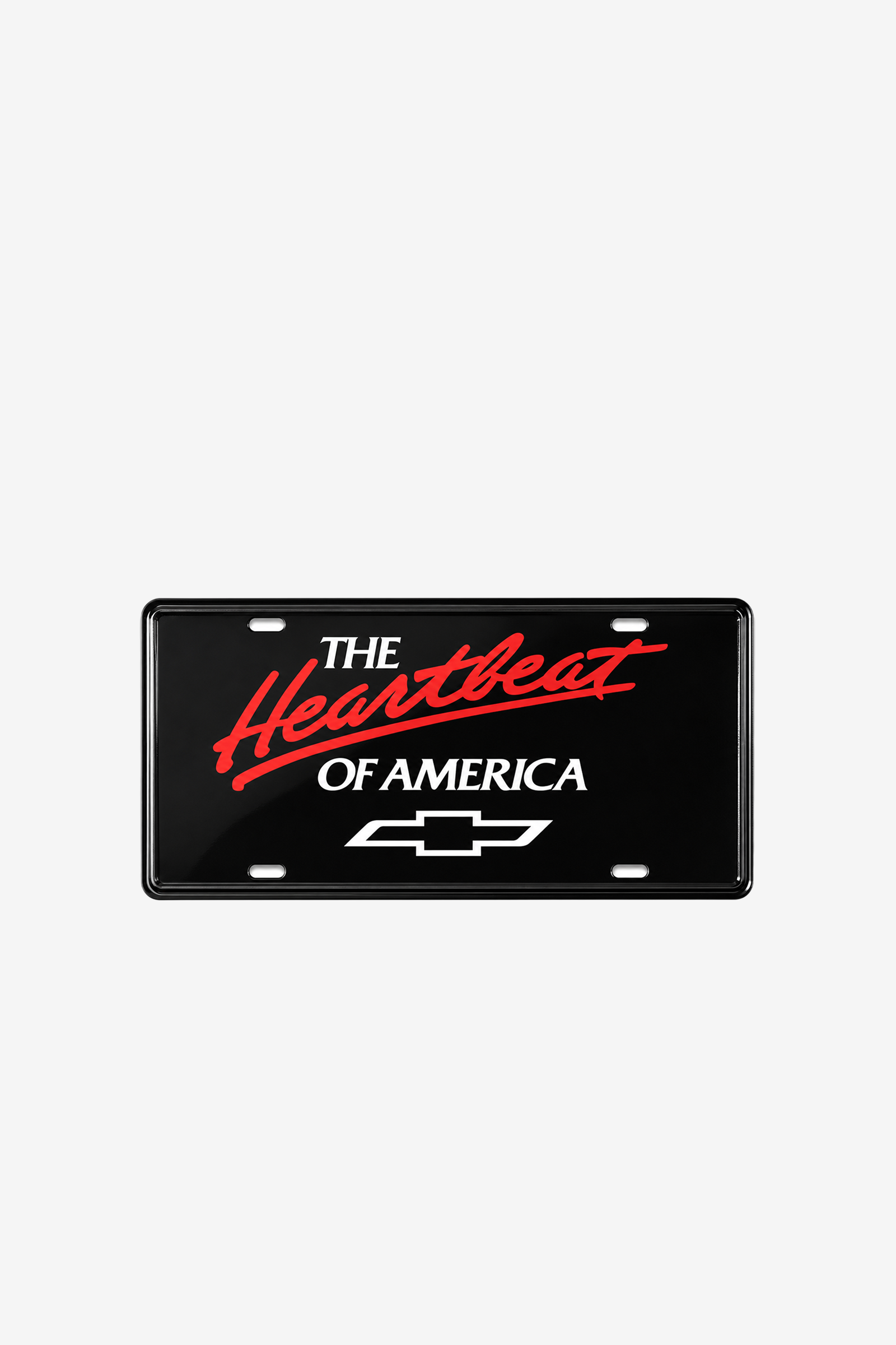 Chevrolet Heartbeat of America License Plate