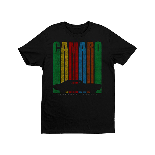 Camaro Legendary Long Stripes T Shirt