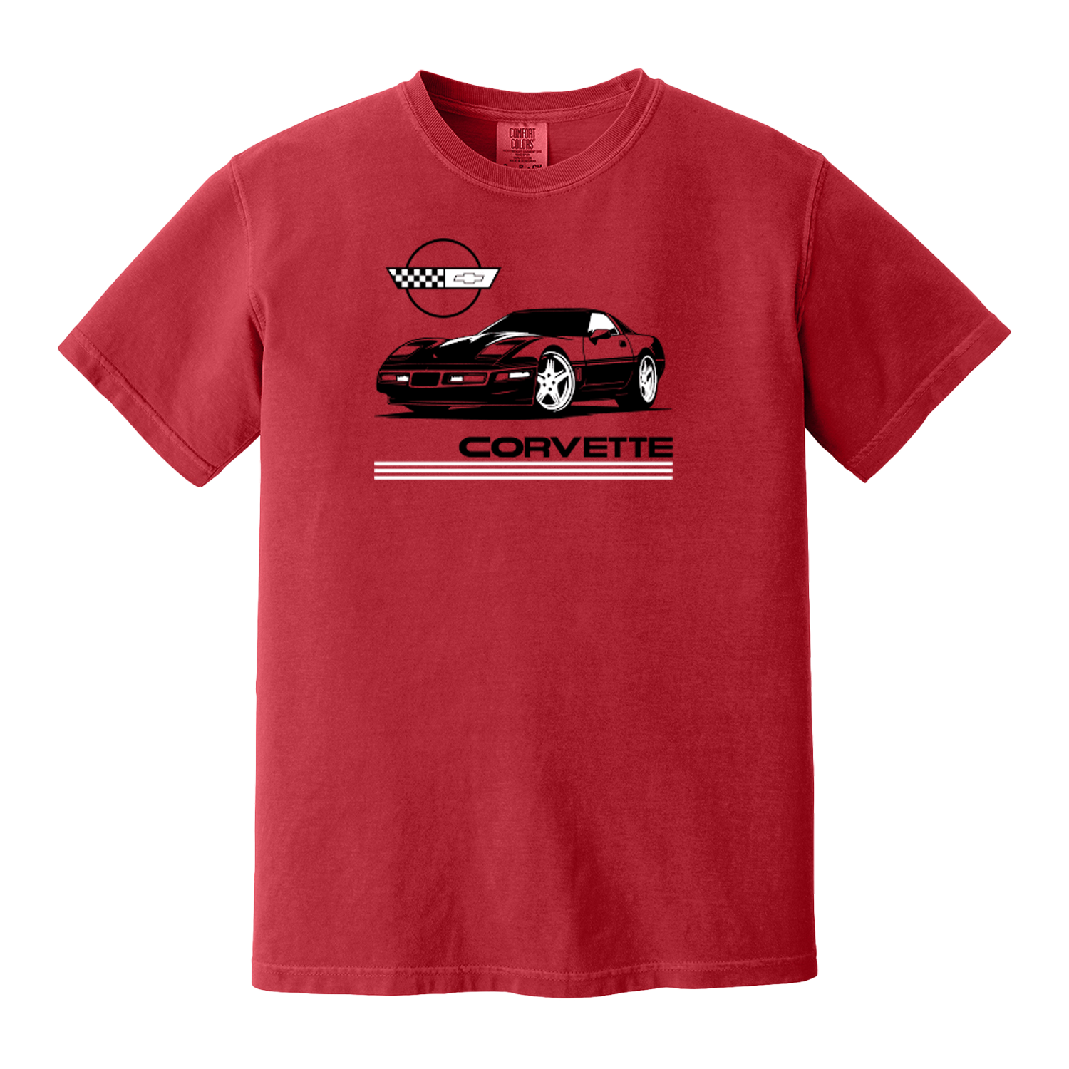 Vintage C4 Stripes Graphic T Shirt