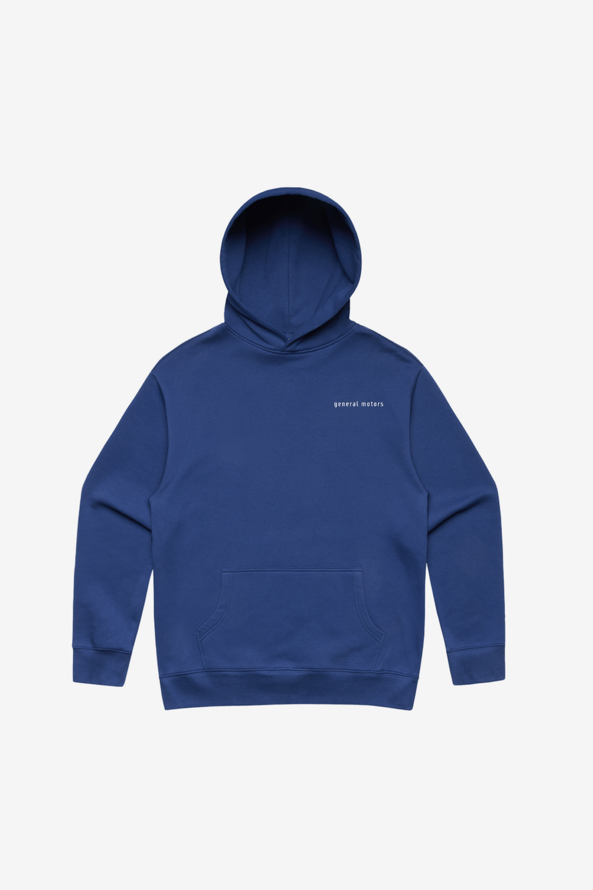 General Motors Blue Relaxed Hoodie