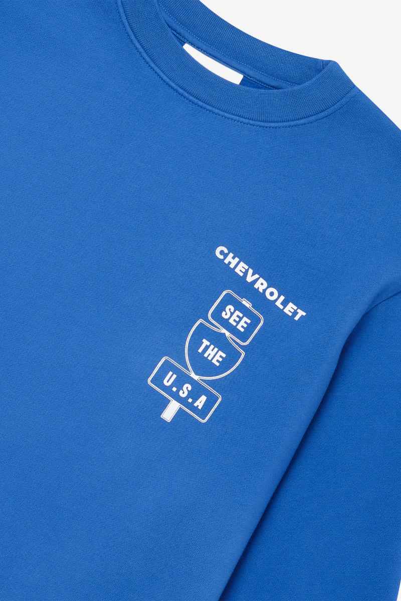 Chevrolet Blue Highway Crewneck - Chevrolet Merchandise