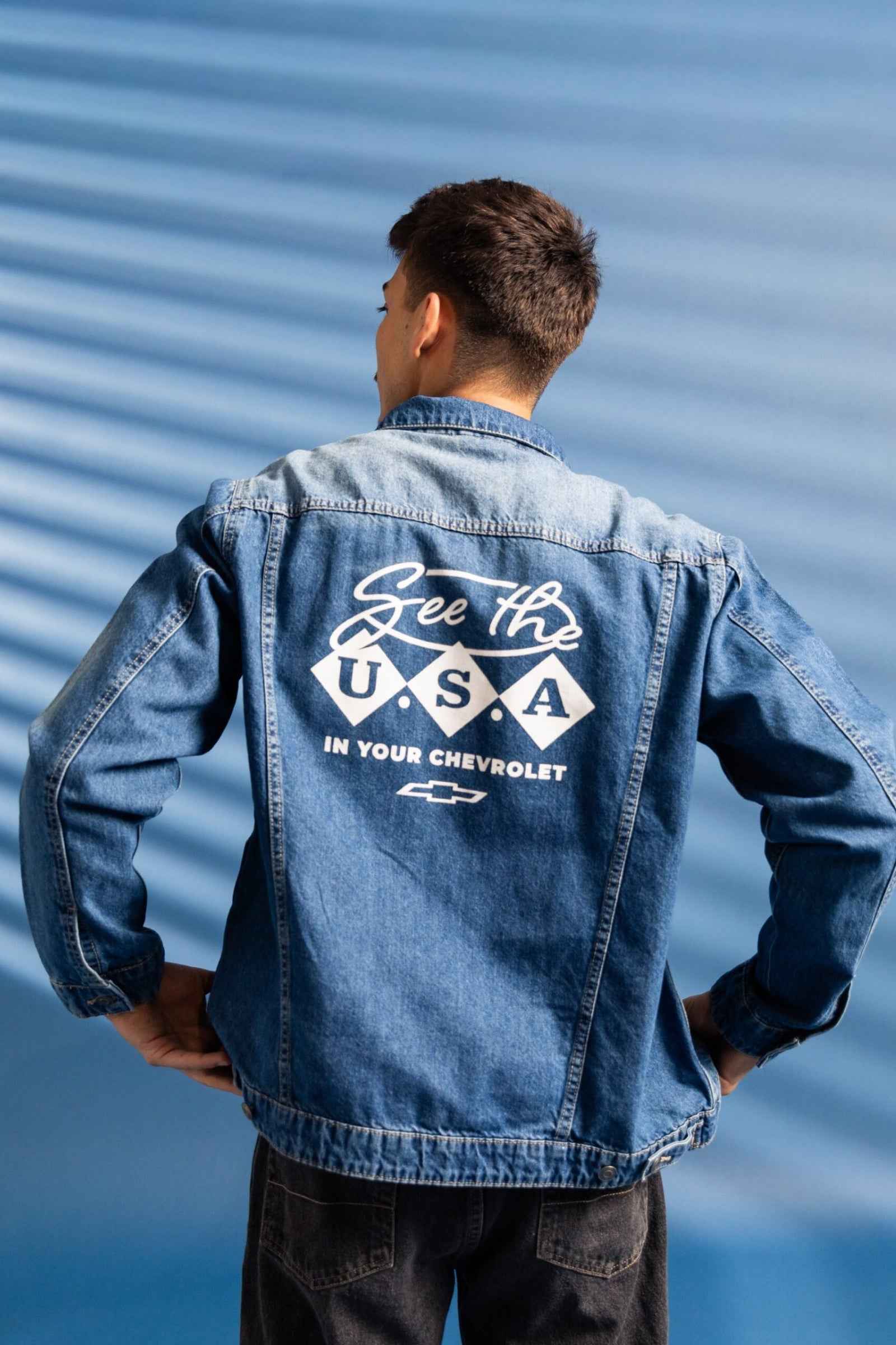 ジャケット・アウター Emblem Logo Denim Shirt Chevrolet All-American Denim Jacket - Chevrolet Merchandise